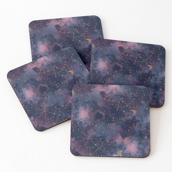 Item preview, Celestial Dreams Moons and Stars Pattern designed and sold by UrsaNorthDesigns.