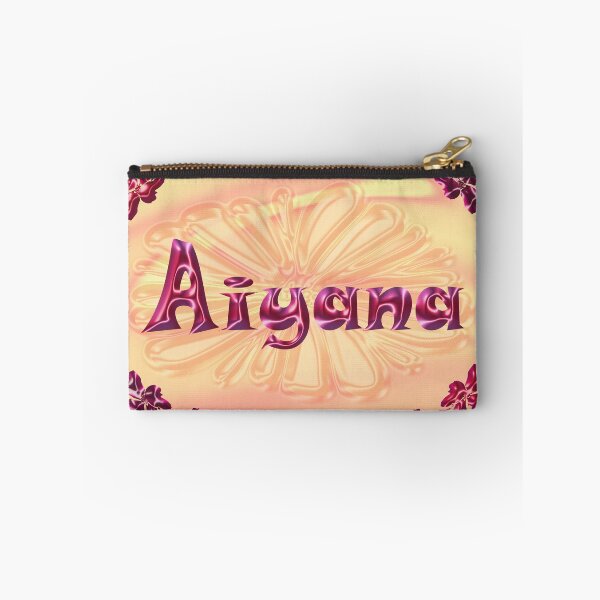 Item preview, Aiyana Name Design – Satin Pink Glossy Font, Cute Shiny Lettering :) designed and sold by Myriel-Myriel.