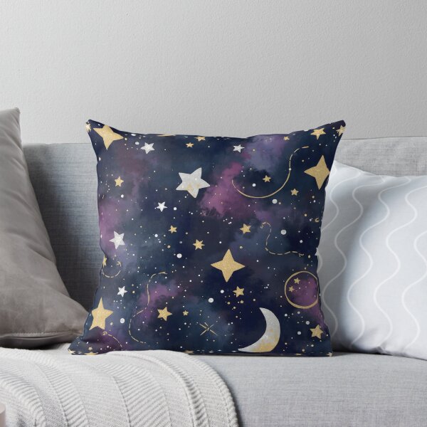 Item preview, Celestial Dreams Moons and Stars Pattern designed and sold by UrsaNorthDesigns.