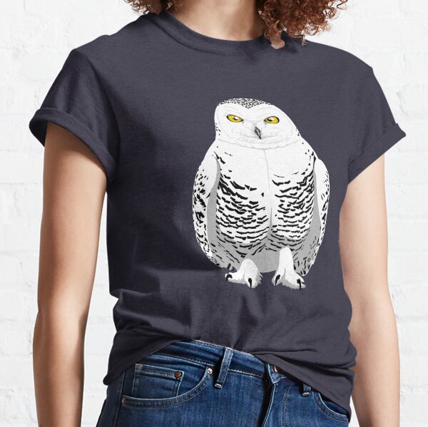 Snowy owl t shirt Clearance