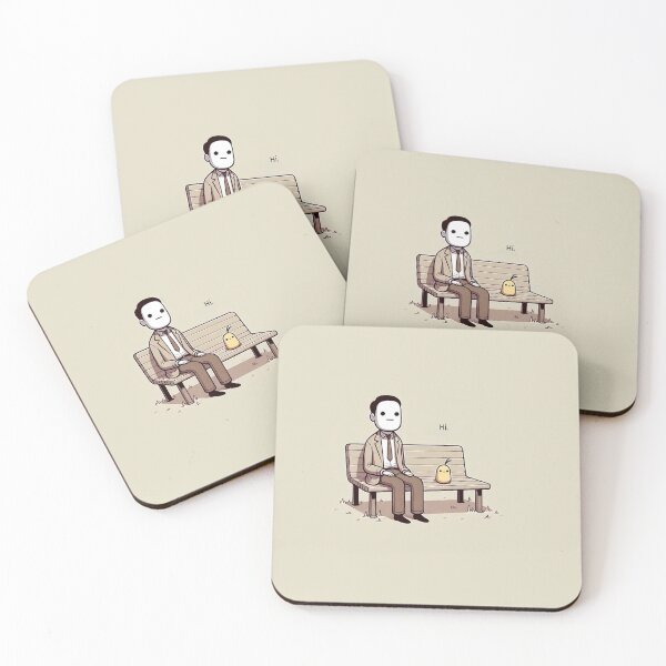 Item preview, Awkward Silence Bench Meme Introvert Minimal Humor designed and sold by astersgraphics.