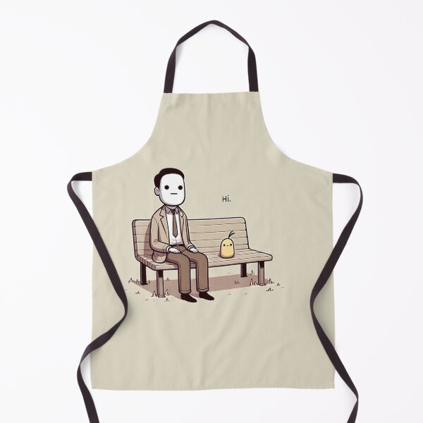Item preview, Awkward Silence Bench Meme Introvert Minimal Humor designed and sold by astersgraphics.