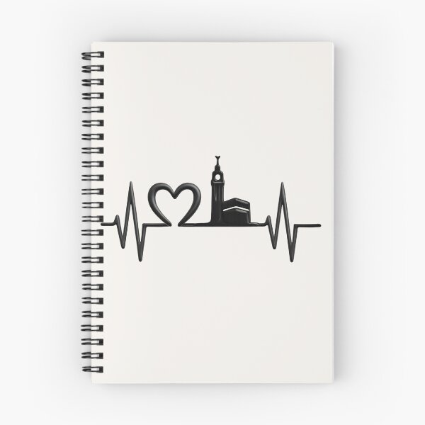 Artikelvorschau, Mekka-Herzschlag – Islamische EKG-Linie mit Kaaba-Design entworfen und verkauft von D-Islamic.