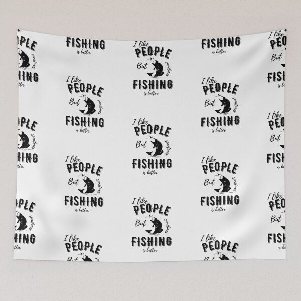 Item preview, Funny Fishing Saying I Like Fishing Better designed and sold by DesignsVault.