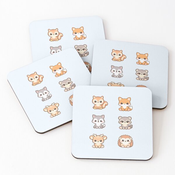 Item preview, Adorable forest friends sticker sheet designed and sold by susybetty.