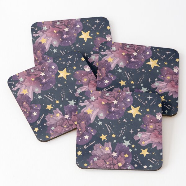 Item preview, Celestial Dreams Moons and Stars Pattern designed and sold by UrsaNorthDesigns.