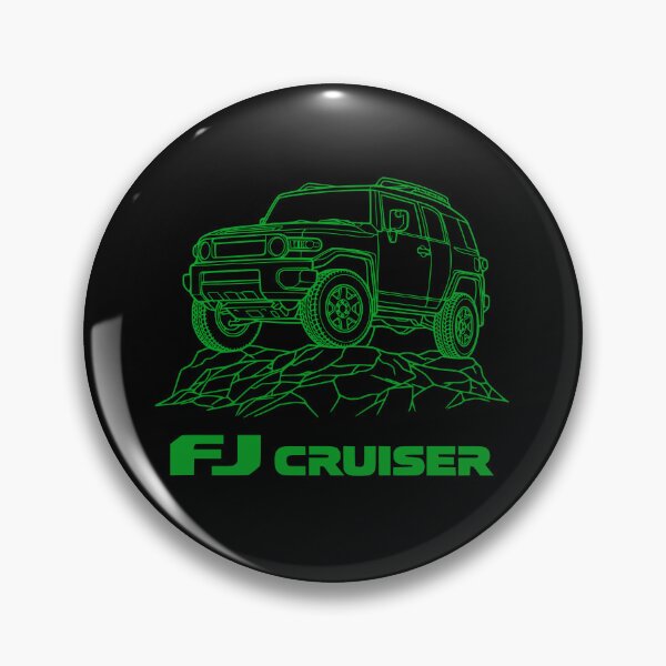 Item preview, FJ Cruiser line art Rock Stock - Green designed and sold by Off-Road-Zone.