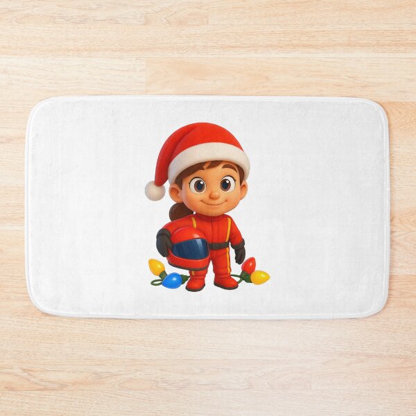 Item preview, Christmas F1 Driver Girl  designed and sold by Sillytoe.