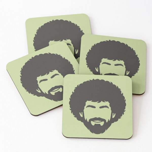 Item preview, Silueta de Bob Ross designed and sold by muskitt.