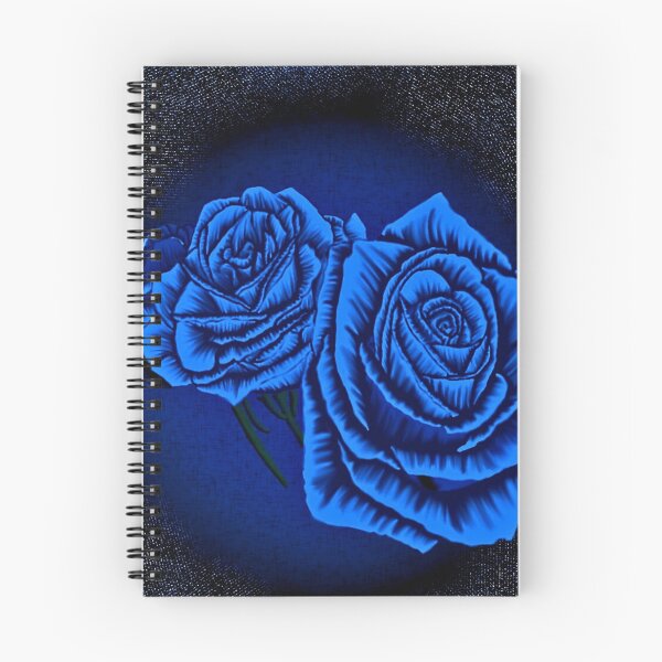 Item preview, Blue Roses on Dark Background designed and sold by Stacey's unpromised.