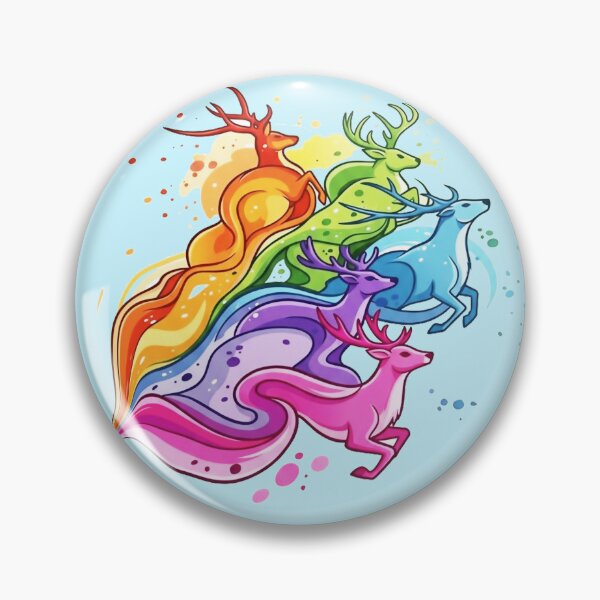 Item preview, Colorfull deers designed and sold by Svamptant.