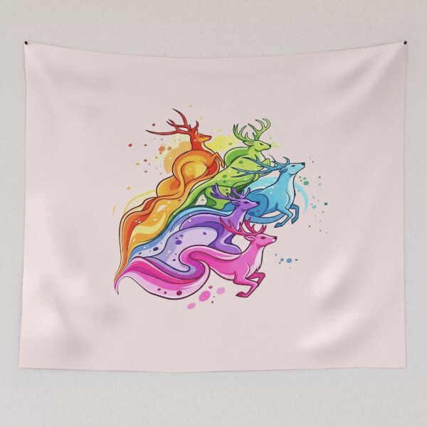 Item preview, Colorfull deers designed and sold by Svamptant.