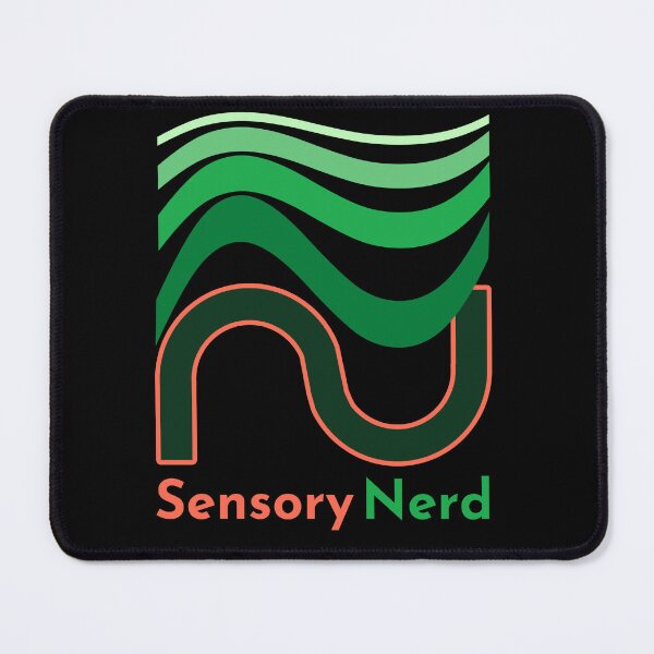 Item preview, Sensory Nerd Wave Logo designed and sold by neuromixart.