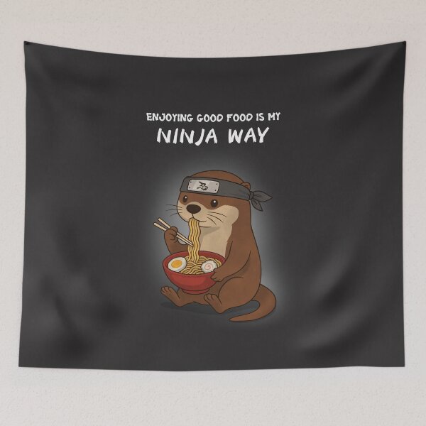 Item preview, Ramen Otter designed and sold by Demon Fox Designs.