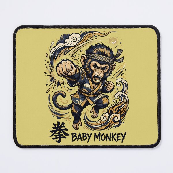 Item preview, Kung Fu Monkey Punching Power Art designed and sold by zbox1.