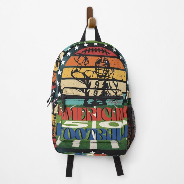 Item preview, Vintage American Football Quarterback Retro Sunset Gridiron Design designed and sold by Brian Gollob Creative Art.