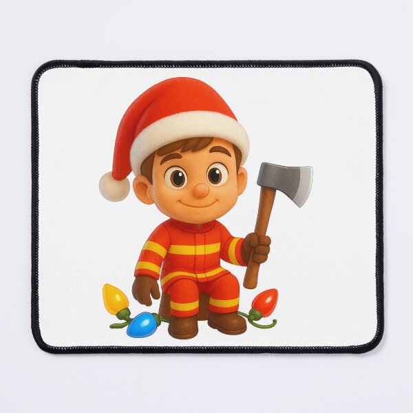 Item preview, Christmas Firefighter Boy  designed and sold by Sillytoe.