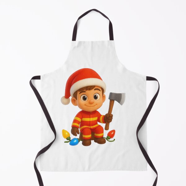 Item preview, Christmas Firefighter Boy designed and sold by Sillytoe.