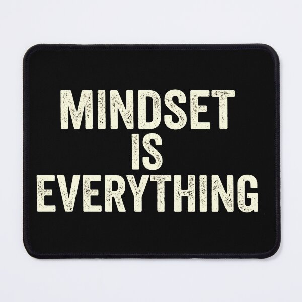 Item preview, Mindset Is Everything T-Shirt | Minimalist Motivational Design designed and sold by No Excuses .