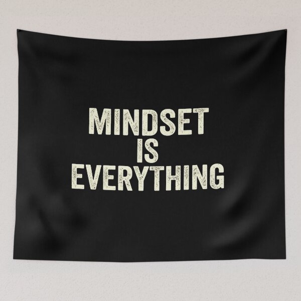 Item preview, Mindset Is Everything T-Shirt | Minimalist Motivational Design designed and sold by No Excuses .