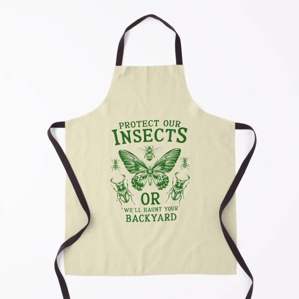 Item preview, Protect Our Insects Or We’ll Haunt Your Backyard - Vintage Bug Art designed and sold by Dmetalx Art Apparel.