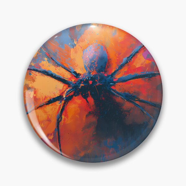 Item preview, Spider Colors Illustration Aesthetic Landscapes Paint Oil designed and sold by ART ATTACK ZONE.