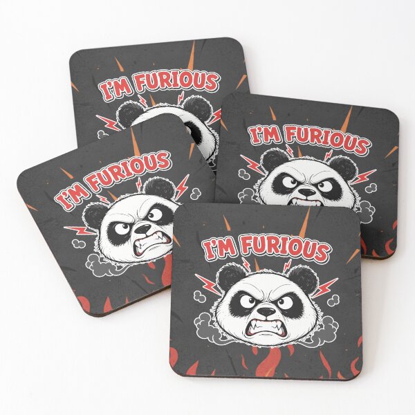 Item preview, I'M FURIOUS Angry Panda Cartoon designed and sold by Taridesign.