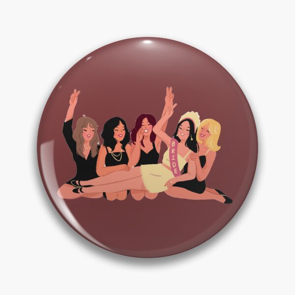 Item preview, Bachelorette Party Squad Illustration designed and sold by AuraLoft.