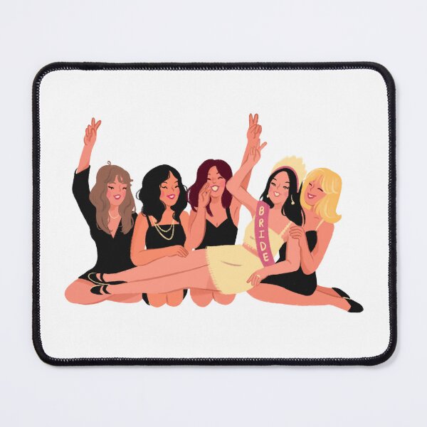 Item preview, Bachelorette Party Squad Illustration designed and sold by AuraLoft.