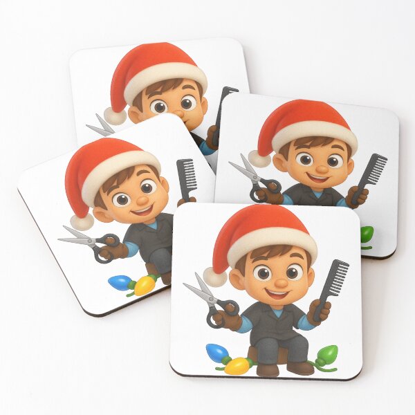 Item preview, Christmas Hairdresser Boy  designed and sold by Sillytoe.