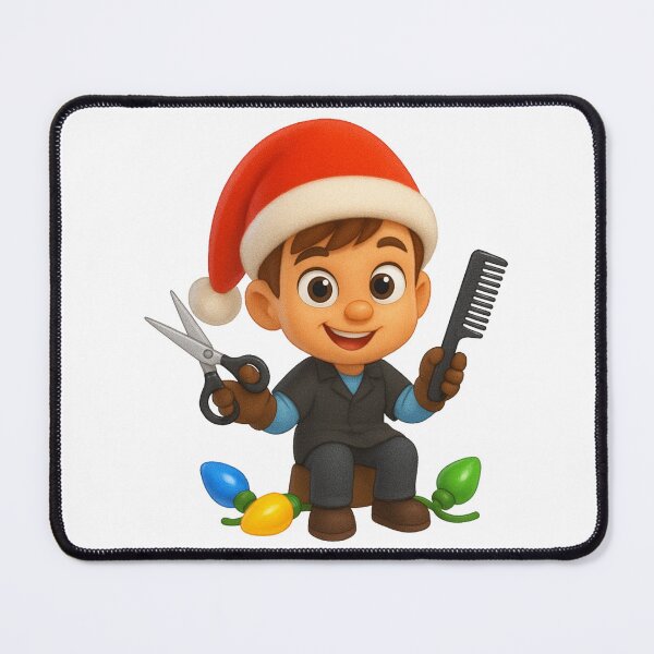 Item preview, Christmas Hairdresser Boy  designed and sold by Sillytoe.