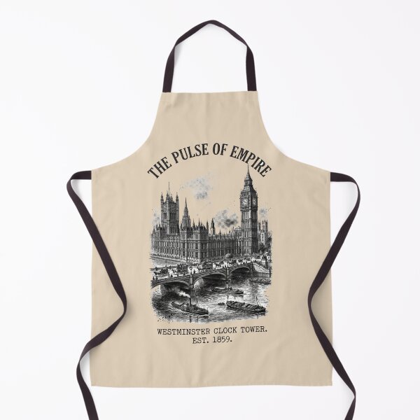 Item preview, The Pulse of Empire - London Westminster Clock Tower - Est. 1859 Historical Print designed and sold by VintageTrailCo.