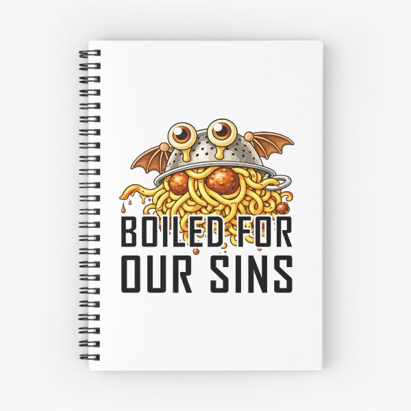 Item preview, Boiled For Our Sins FSM designed and sold by MonkiFlipp.