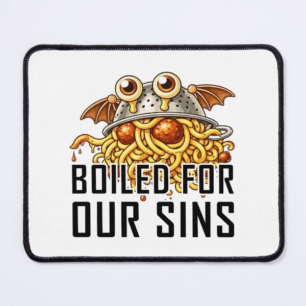 Item preview, Boiled For Our Sins FSM designed and sold by MonkiFlipp.