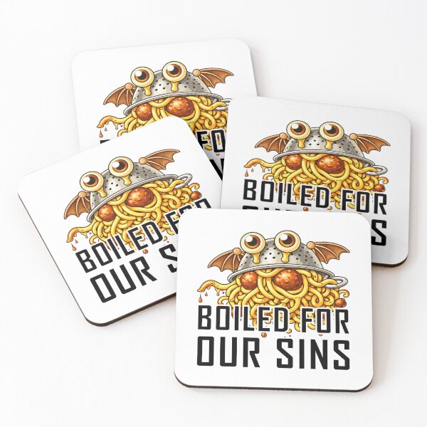 Item preview, Boiled For Our Sins FSM designed and sold by MonkiFlipp.