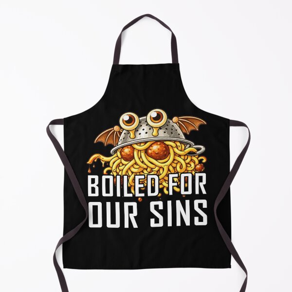 Item preview, Boiled For Our Sins Pasta Monster designed and sold by MonkiFlipp.