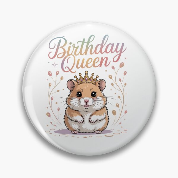 Item preview, Hamster Birthday Queen Cute AnimalLover Birthday  designed and sold by Nzgiftsandmore.