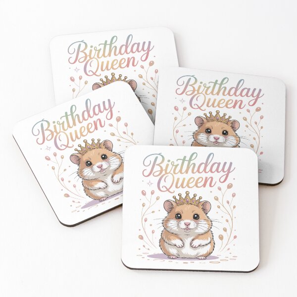 Item preview, Hamster Birthday Queen Cute AnimalLover Birthday  designed and sold by Nzgiftsandmore.