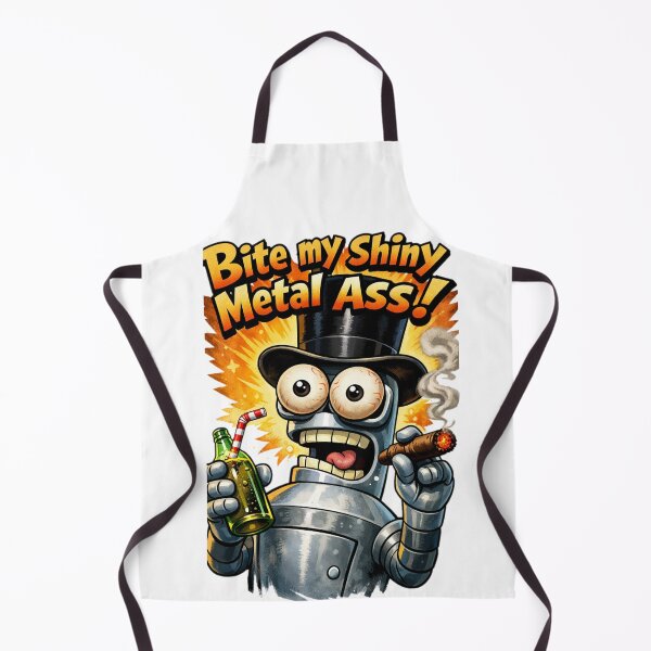 Item preview, Rude Robot With Cigar And Drink designed and sold by Shirtaholism.