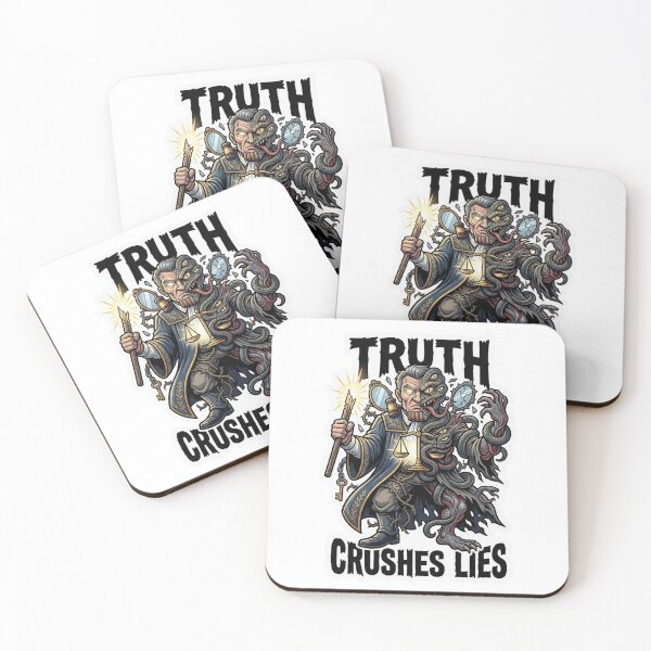 Item preview, Truth Crushes Lies Dark Fusion Art designed and sold by Imaginarium of Chaos falcon88 .