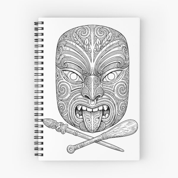 Item preview, Maori Mask New Zeland designed and sold by PINEZKA_DESIGN.
