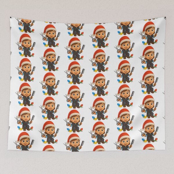 Item preview, Christmas Hairdresser Girl designed and sold by Sillytoe.