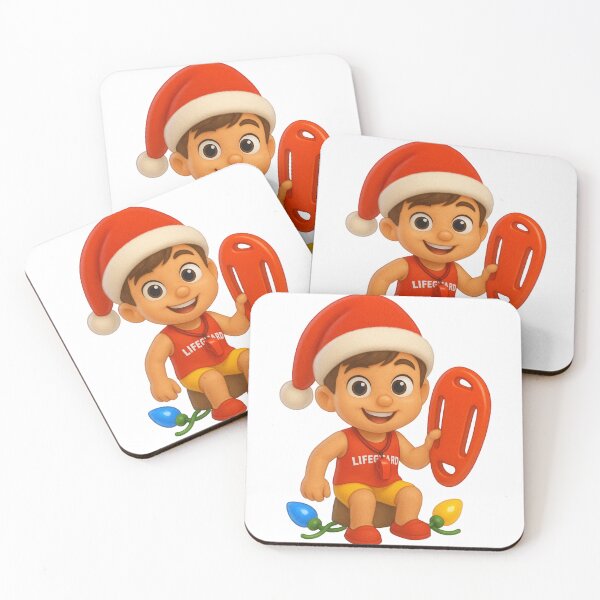 Item preview, Christmas Lifeguard Boy 1 designed and sold by Sillytoe.