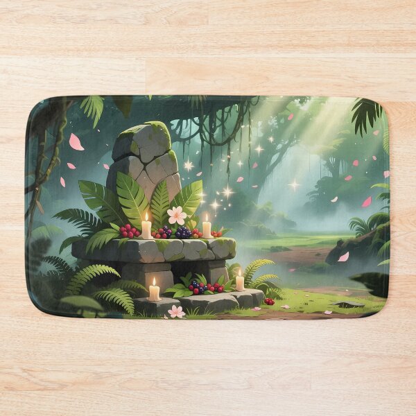 Item preview, Jungle Stone Altar Offerings - Mystical Wild Island designed and sold by David c.p JACQUEMET.