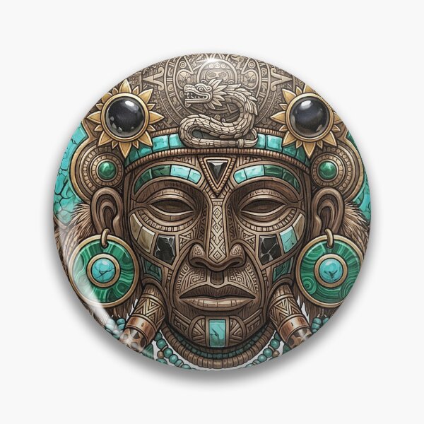 Item preview, Aztec Mask designed and sold by PINEZKA_DESIGN.