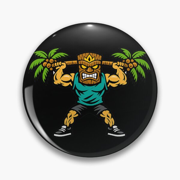 Item preview, Jacked Tiki Man Lifting designed and sold by LockedUp.