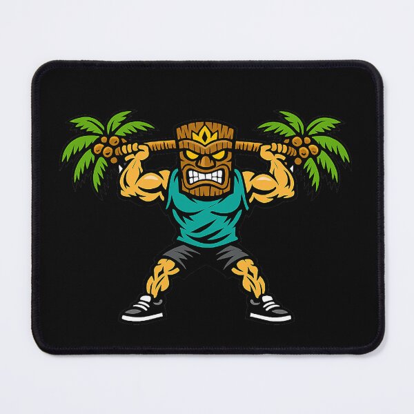 Item preview, Jacked Tiki Man Lifting designed and sold by LockedUp.