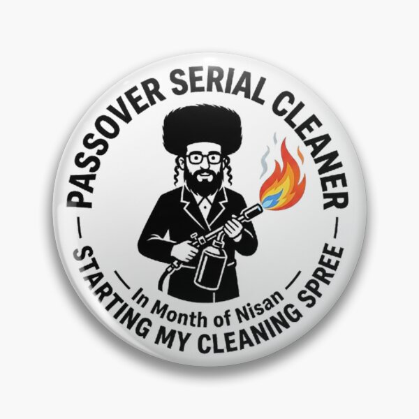 Item preview, Passover Serial Cleaner Funny Pesach Cleaning – Chametz Cleaning Humor Gift designed and sold by YG - YiddisheGesheft.