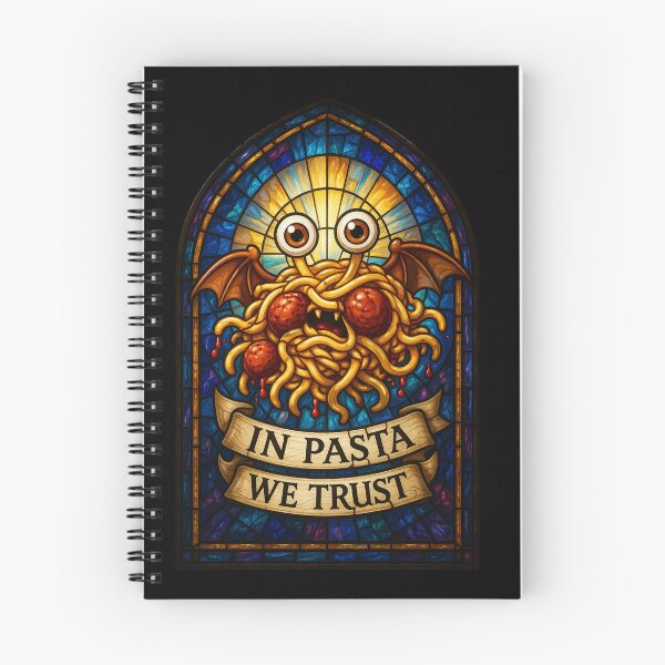 Item preview, In Pasta We Trust FSM Stained Glass designed and sold by MonkiFlipp.