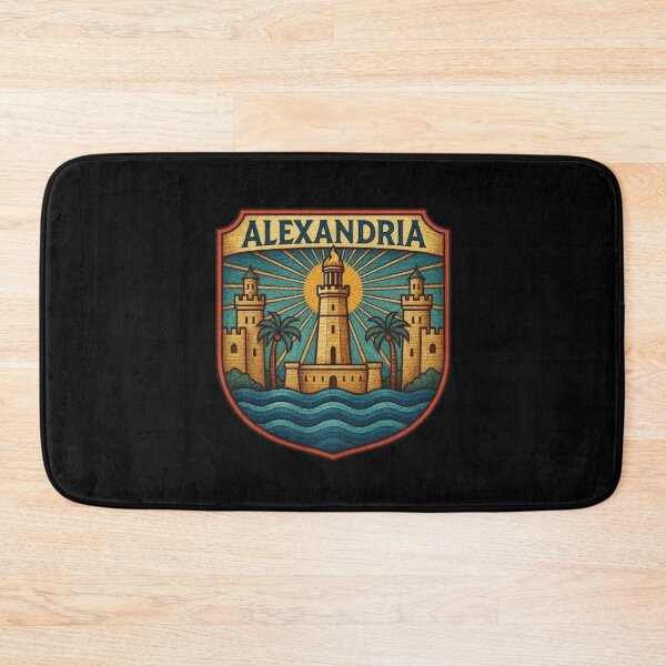 Item preview, Alexandria Egypt – Mediterranean Coastal City, Ancient Library, Lighthouse & Historic Port designed and sold by Typologystudios.